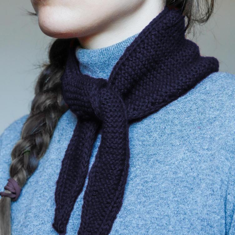 Sophie Scarf,handgestrick Petite Knit Merino/Cashneredreams - 3