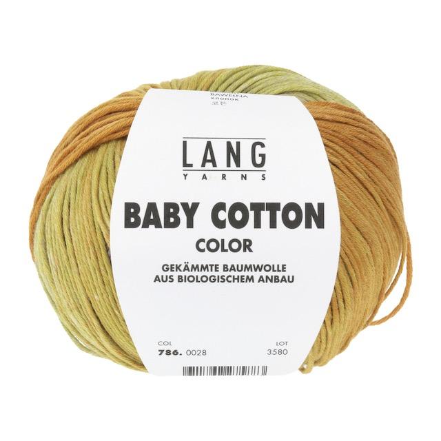 Baby Cotton Color Bio Farbverlauf gelb/lachs 50g 180m Col28