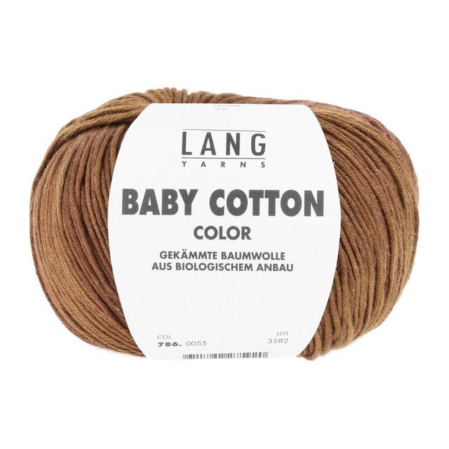Baby Cotton Color Bio Farbverlauf gold/bordeaux 50g 180m Col55