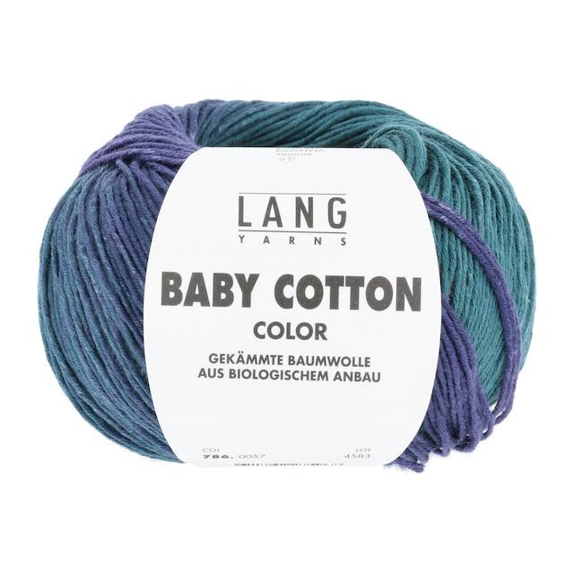 Baby Cotton Color Bio Farbverlauf regenbogen 50g 180m Col57