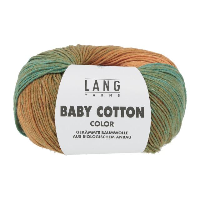 Baby Cotton Color Bio türkis/pink/gelb Farbverlauf 50g 180m Col79