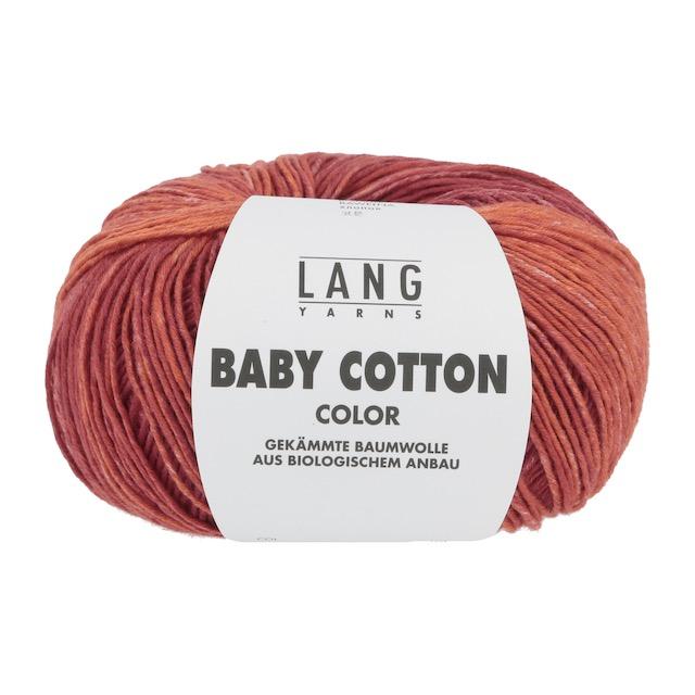 Baby Cotton Color Bio Farbverlauf fuchsia/rot/rosa 50g 180m Col165