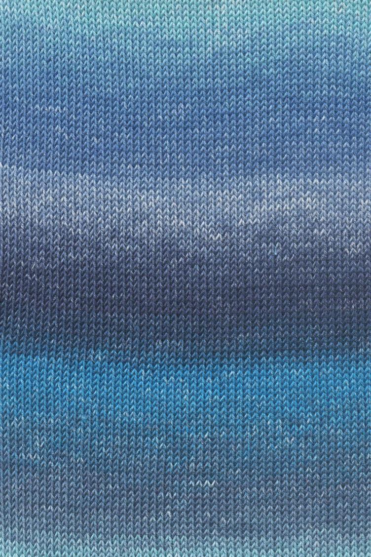 Baby Cotton Color Bio Farbverlauf blau/hellblau 50g 180m Col206 - 0