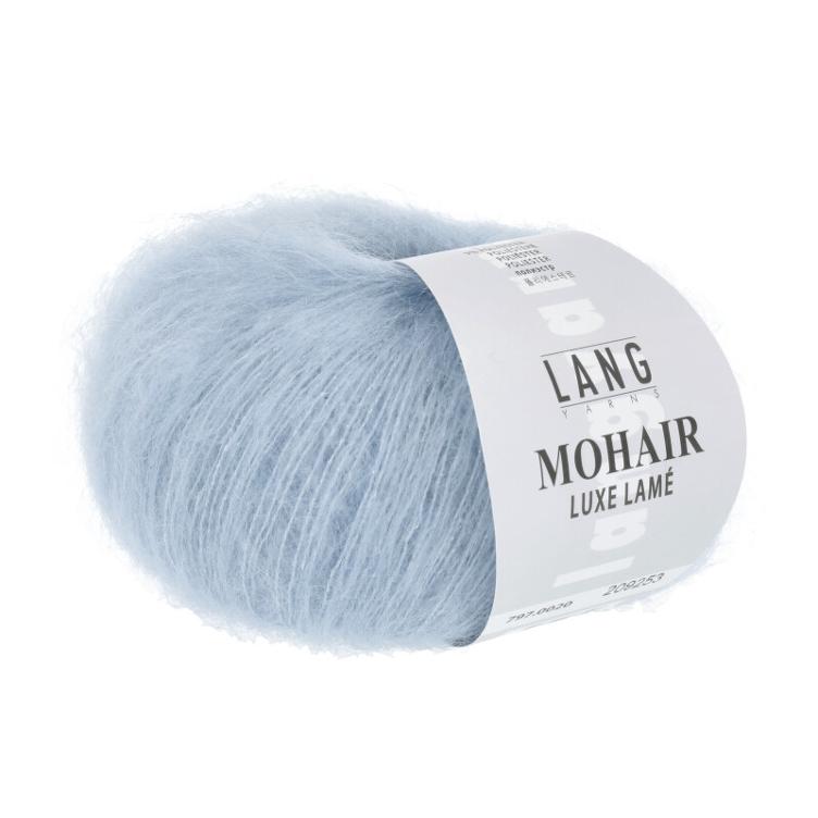 Mohair Luxe Lame silber-azur25g Col20