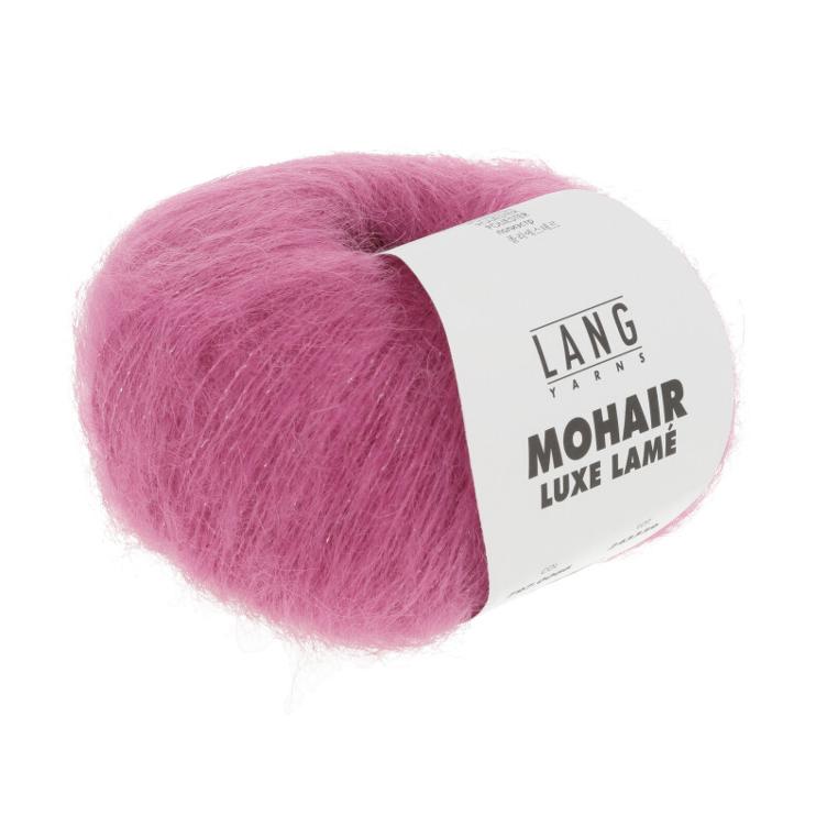 Mohair Luxe Lame silber pink 25g Col66