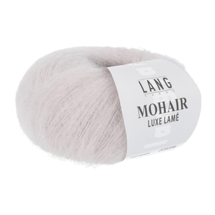 Mohair Luxe Lame silber-rosa 25g Col209