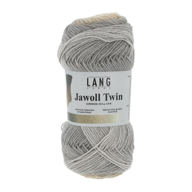 Jawoll Twin Sockenwolle beige grau 50g 210g Col502 - 0
