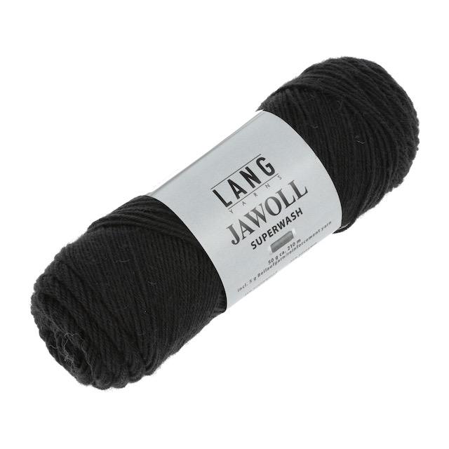 Jawoll Sockenwolle schwarz 50g 210g Col04