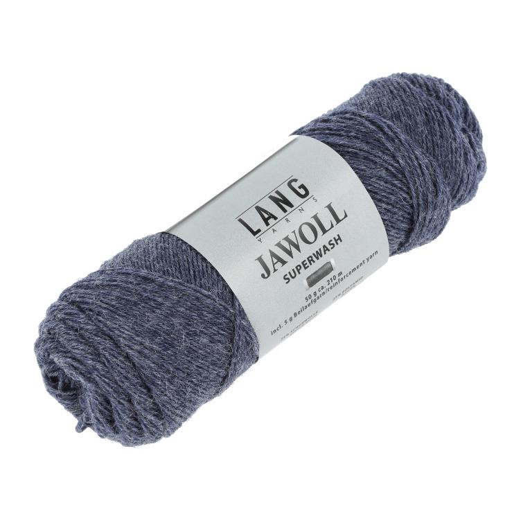 Jawoll Sockenwolle blau méliert 50g 210m Col69