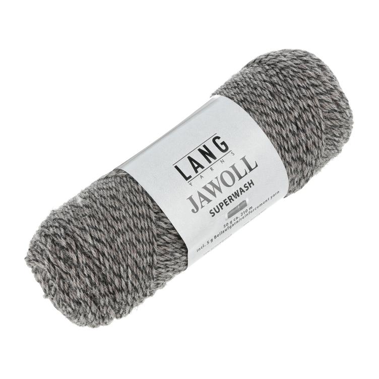 Jawoll Sockenwolle braun/schwarz mouliné 50g 210g Col152