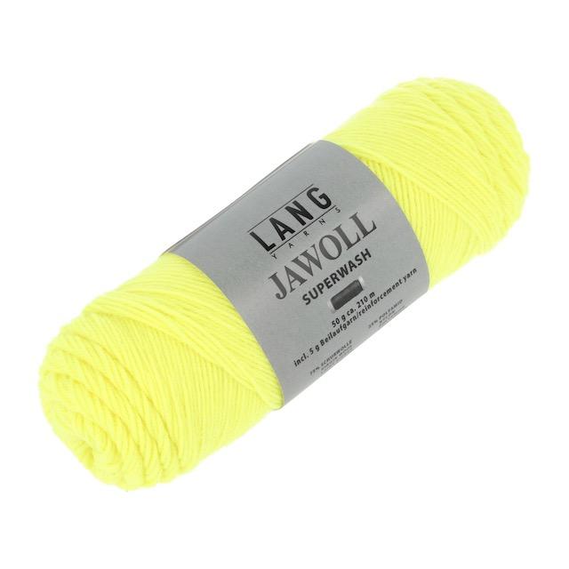 Jawoll Sockenwolle gelb neon 50g 210m Col313