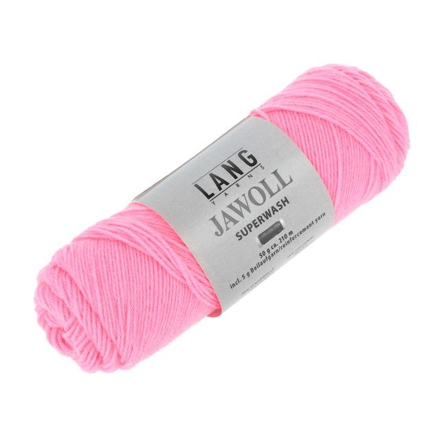 Jawoll Sockenwolle pink neon 50g 210m Col385