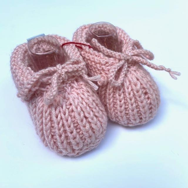 Babyfinkli aus Baumwolle handgestrickt div. Farben - 6