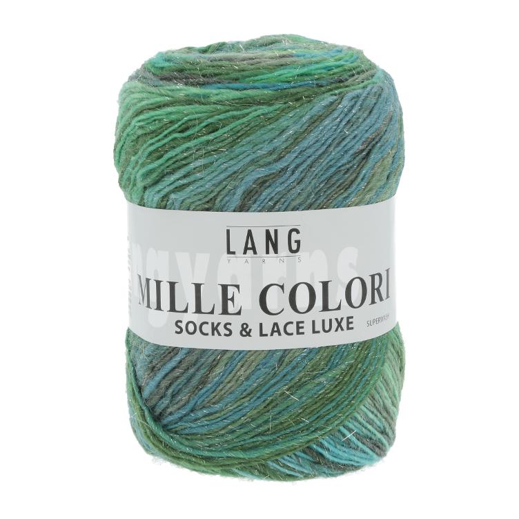 Mille Colori Socks&Lace Luxe grün 100g 400m Col17