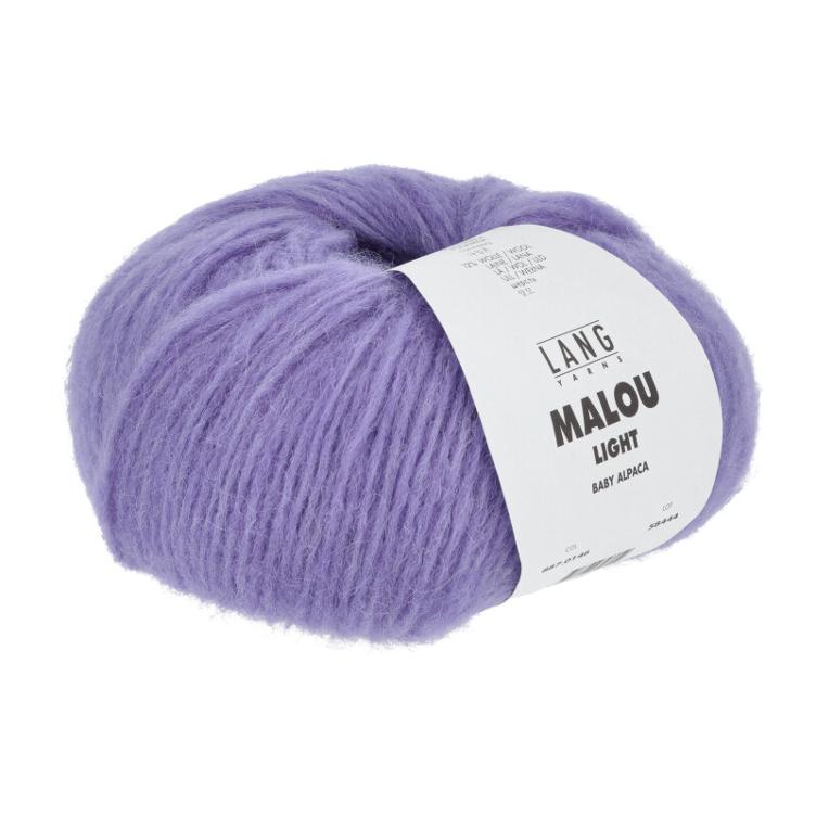 Malou light baby Alpaca col146 violet 50g 190m