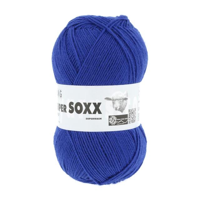 Super Soxx 6-fache Sockenwolle blau 150g Col 06 - 4