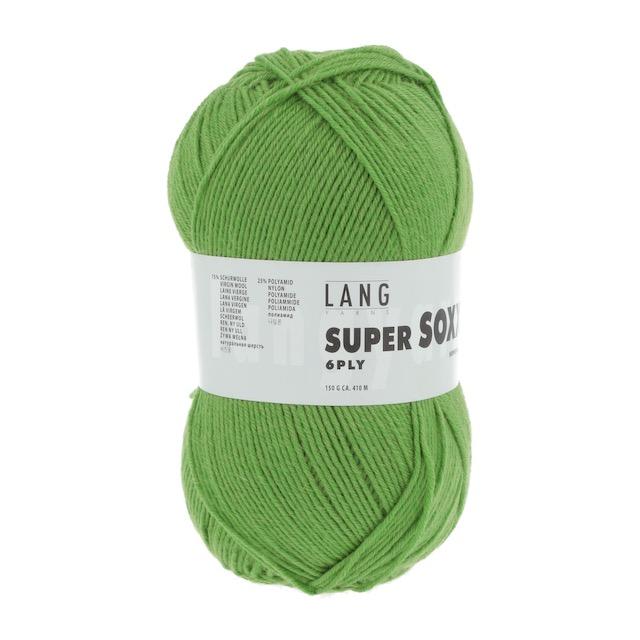 Super Soxx 6-fache Sockenwolle hellgrün 150g Col 16 - 0