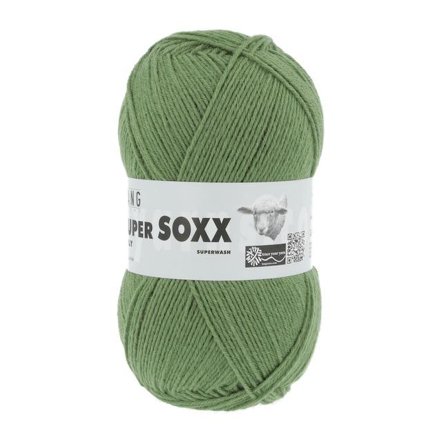 Super Soxx 6-fache Sockenwolle olive hell 150g Col 198 - 1