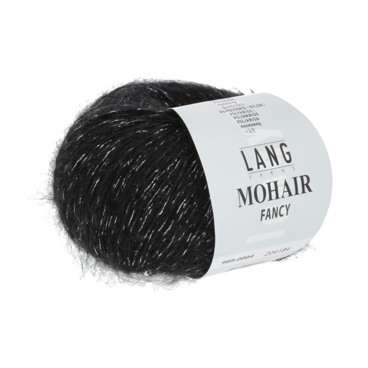 Mohair fancy schwarz 25g Col04