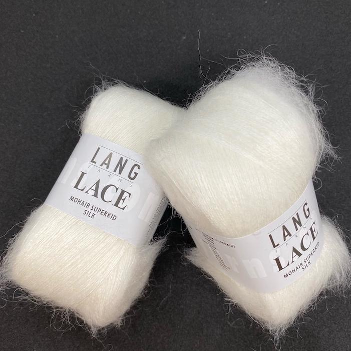 Lace Mohair Superkid Silk weiss 25g Col01 - 3