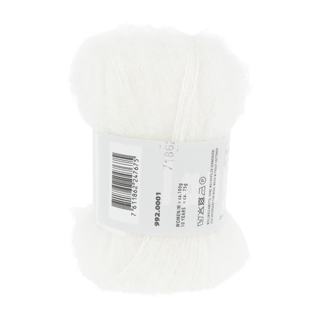 Lace Mohair Superkid Silk weiss 25g Col01 - 4