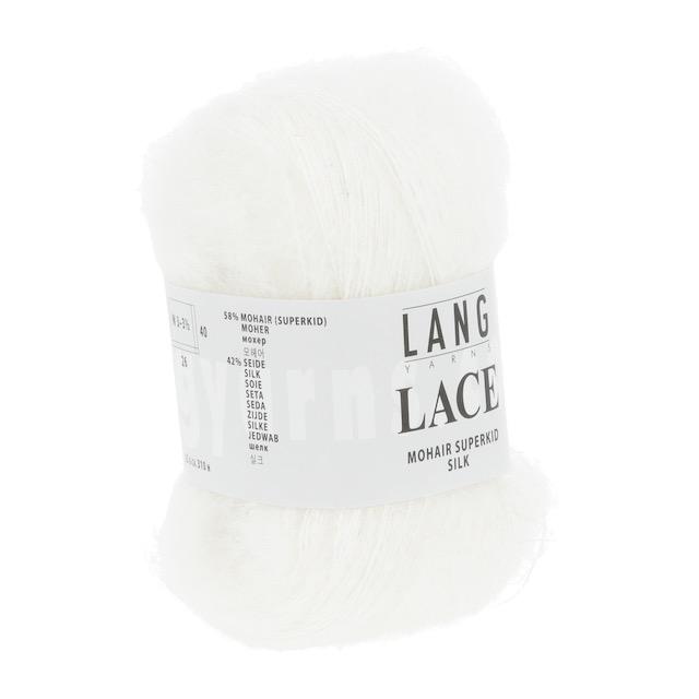 Lace Mohair Superkid Silk weiss 25g Col01 - 2