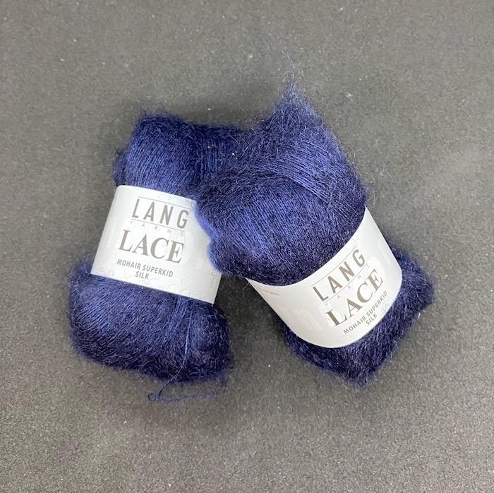Lace Mohair Superkid Silk navy 25g Col25 - 1