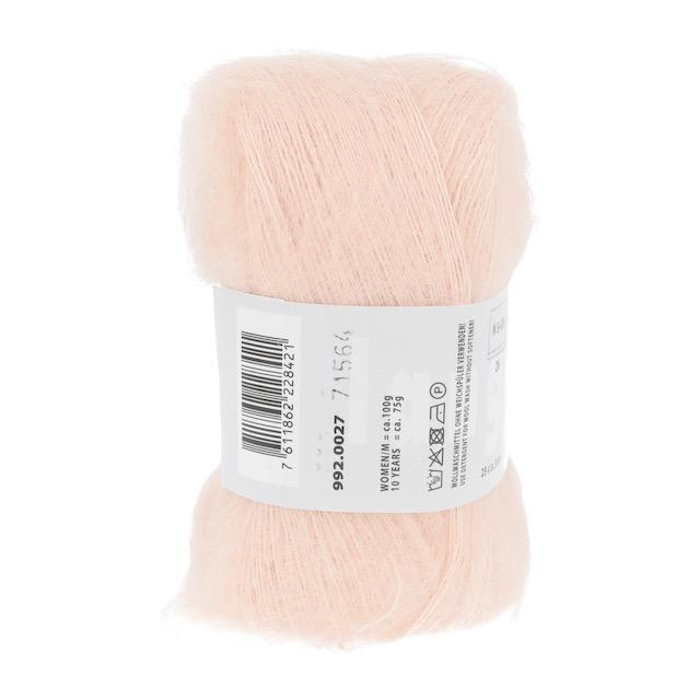 Lace Mohair Super Kid apricot 25g Col27 - 4