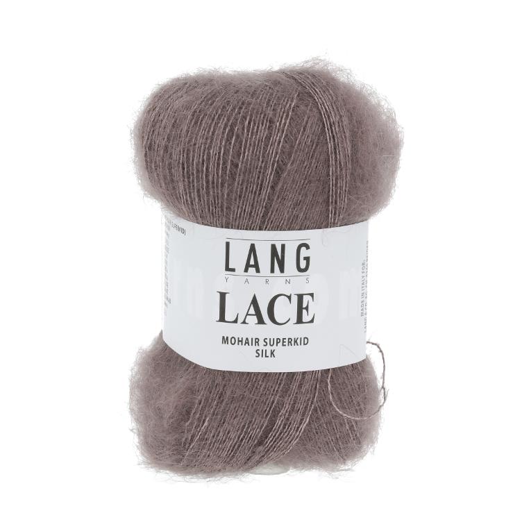 Lace Mohair Superkid Silk braun 25g Col68