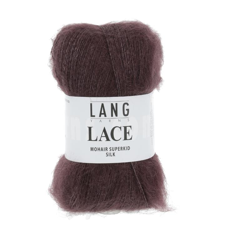 Lace Mohair Superkid Silk aubergine 25g Col80