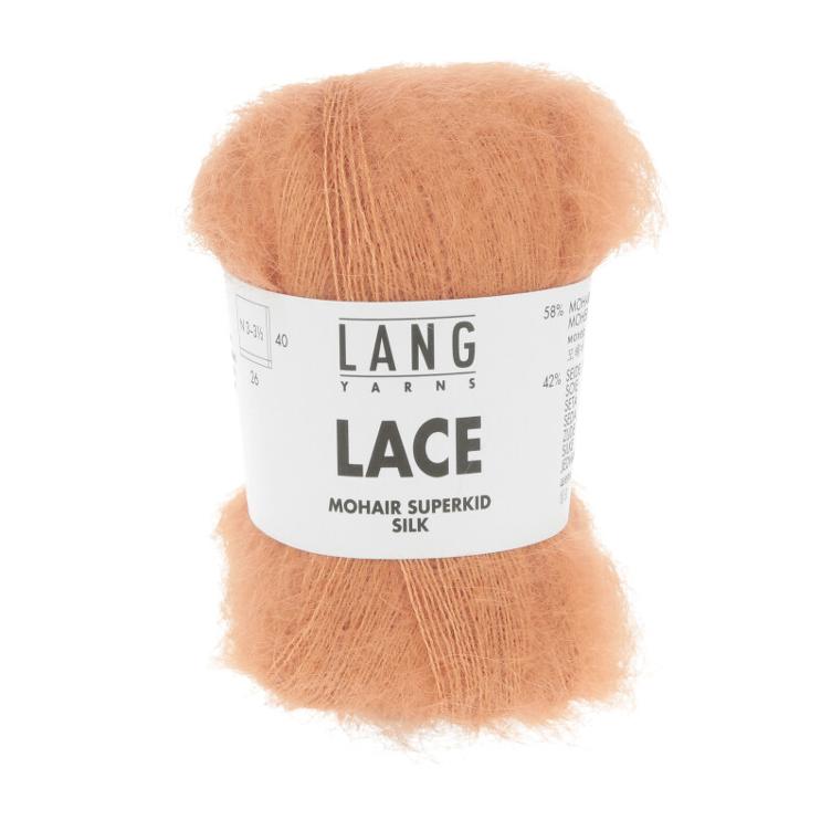 Lace Mohair Superkid Silk tangerine 25g Col259