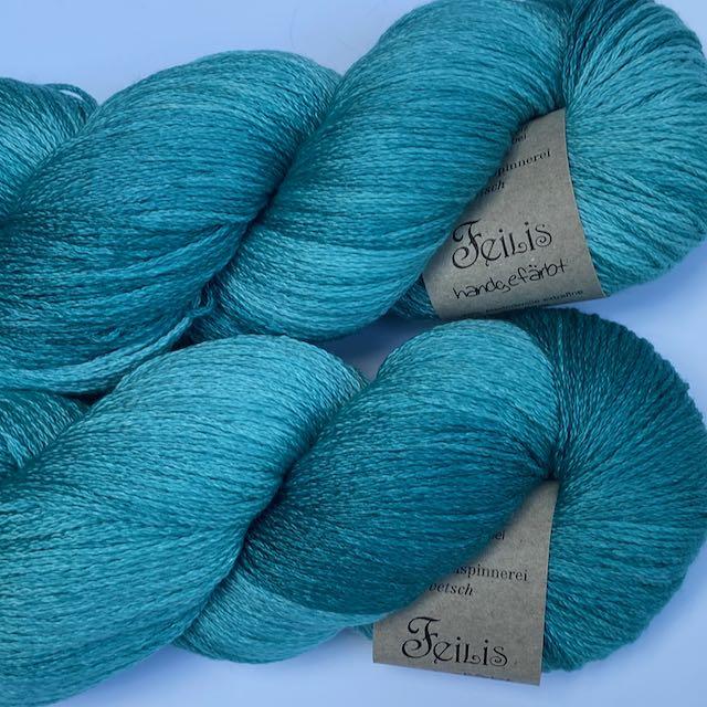 Feilis Merino Seide arcadia 125g/400m handgefärbt Col F1104