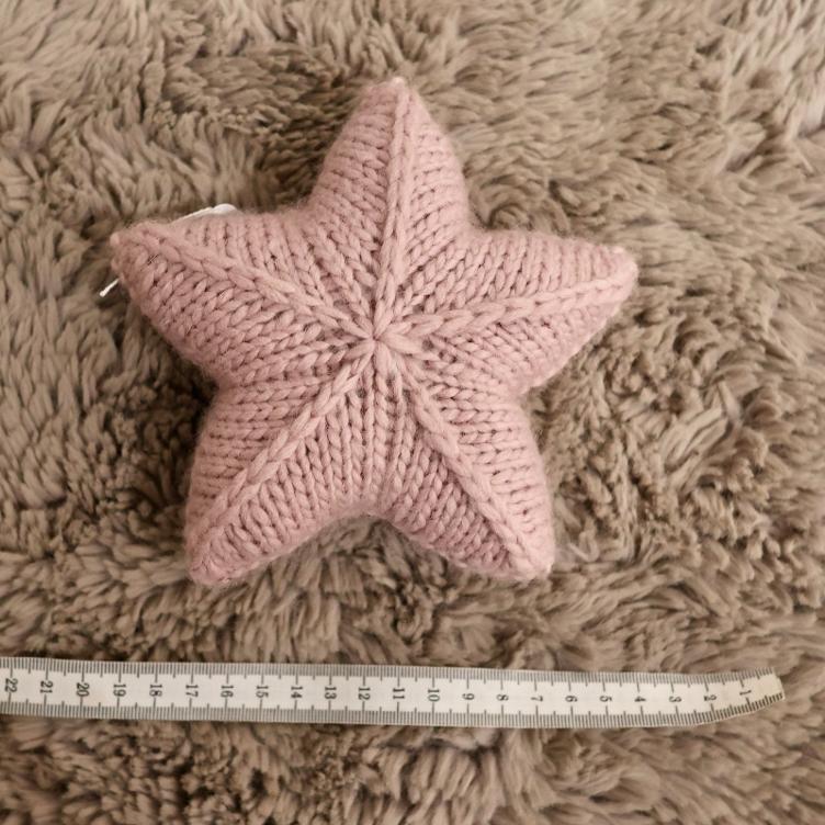 gestrickter Weihnachtsstern XL