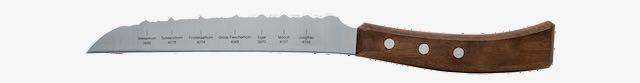 Panoramaknife Universalmesser mit Nussbaum Holzgriff - 5