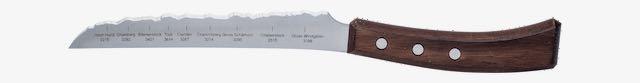 Panoramaknife Universalmesser mit Nussbaum Holzgriff - 2
