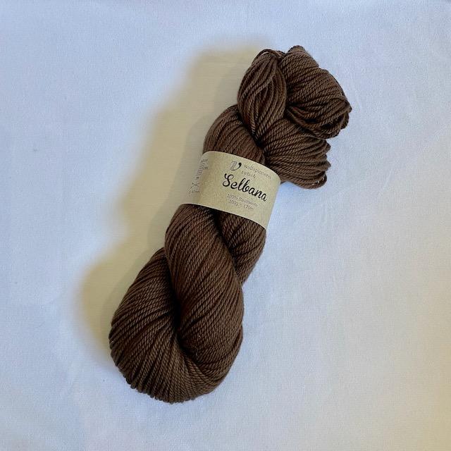 Selbana Baumwollgarn dunkelbraun (07) 100g - 0